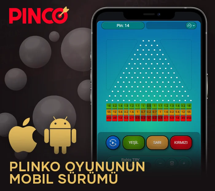 Çevrimiçi Plinko bahisleri için Pinco uygulamasını indirin