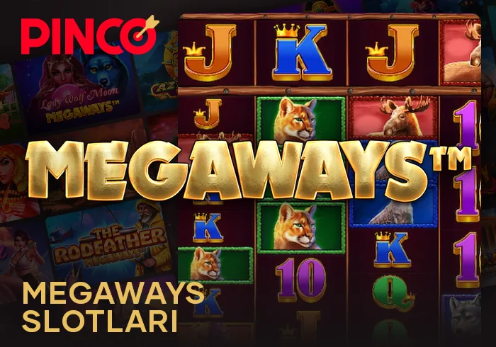 Pinco çevrimiçi kumarhanesindeki Megaways slotları hakkında